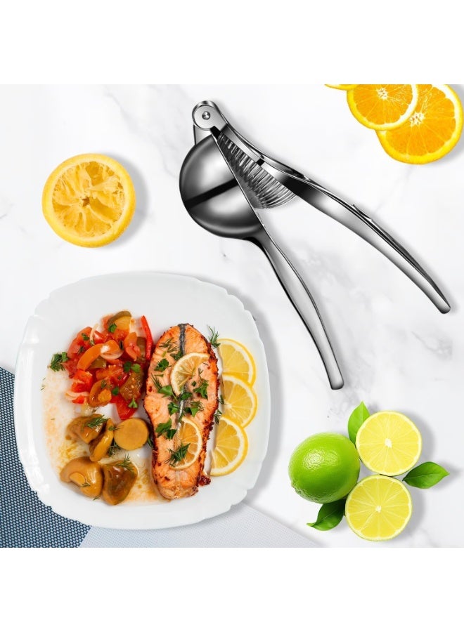 CLENEA Lemon Squeezer, Heavy Duty Lemon Juicer, Stainless Steel Lime Squeezer, Manual Citrus Press, Orange Juicer Handheld, Hand Press Fruit Juicer, Exprimidor De Limones - Image 5